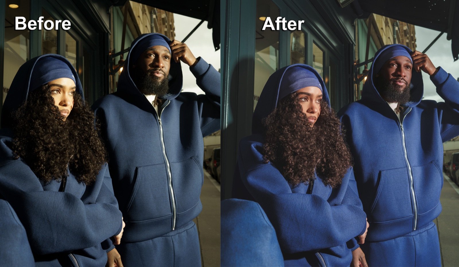 Lifestyle Image Editing example