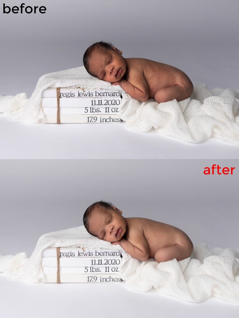 newborn photo edit