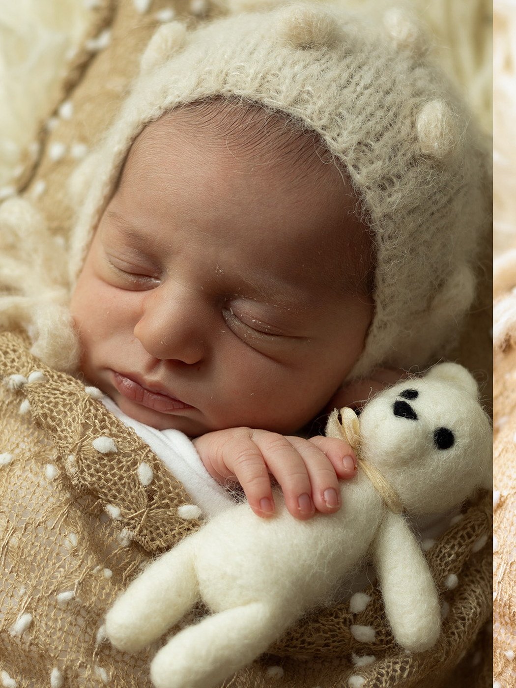 Newborn & Maternity Retouching — Sample 1 before